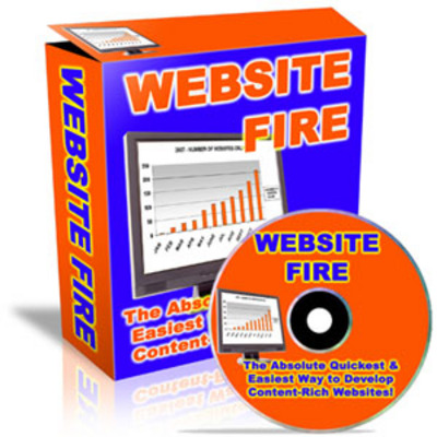 Product picture WEBSITE FIRE,CONTENT RICH SITES PLR
